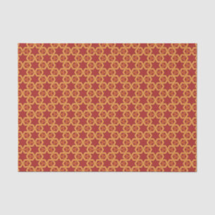 Stylish geometric ornament tissue paper