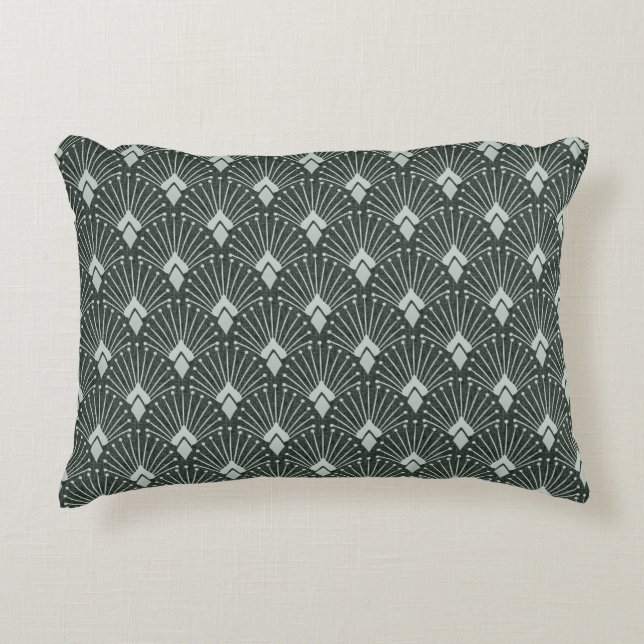 Stylish geometric pattern, art deco.  accent pillow (Front)