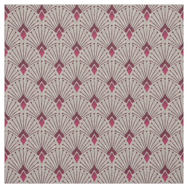 Stylish geometric pattern, art deco. fabric (Swatch)