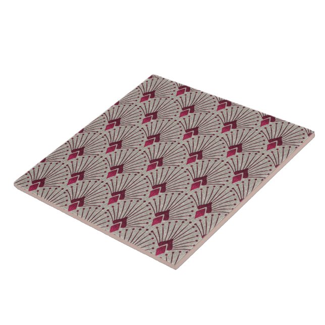 Stylish geometric pattern, art deco.  tile (Side)