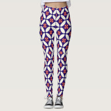 Stylish Geometric Pattern Leggings for Women