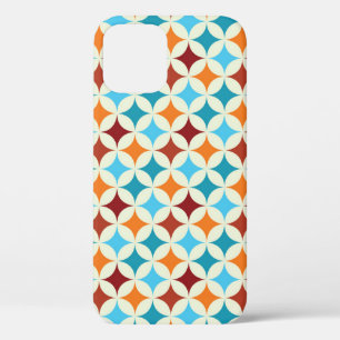 Stylish Geometric: Vintage Seamless Pattern iPhone 12 Case