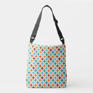 Stylish Geometric: Vintage Seamless Pattern Crossbody Bag