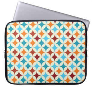 Stylish Geometric: Vintage Seamless Pattern Laptop Sleeve