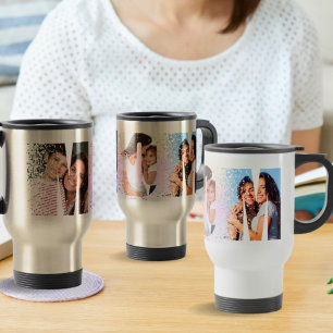 Stylish Gift for Mom Personalized Photo Travel Mug