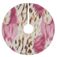 Stylish Girly Pink White Gold Zebra