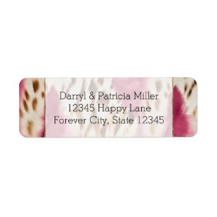 Stylish Girly Rose White Gold Zebra