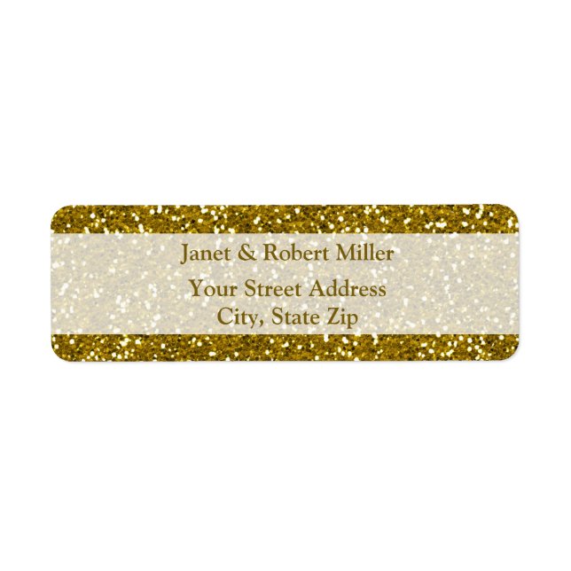 Stylish Glitter Gold (Front)