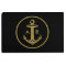 Stylish gold anchor with initials | Nautical Gifts