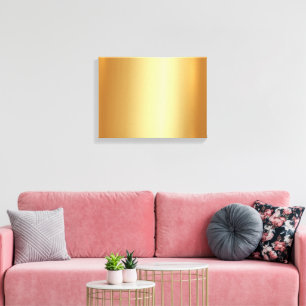 Stylish Gold Background For Your Photo Horizontal Canvas Print