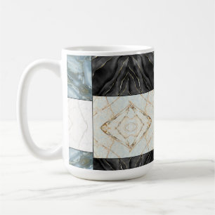 Stylish Gold black and white Marble pattern Coffee Mug