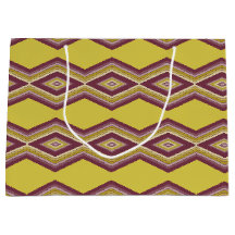 Stylish Gold Pattern With Burgundy