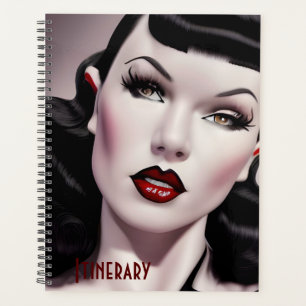 Stylish Gothic Itinerary Day Planner
