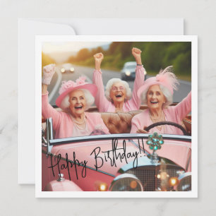 Stylish Granny, Happy Birthday Granny Card