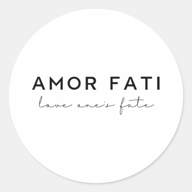 Stylish Graphic Edition Classic Round Sticker (Front)