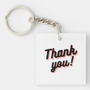 Stylish Gratitude Fob Keychain