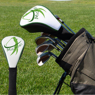 Stylish Green Named Swing Father's Day Golf Head Cover