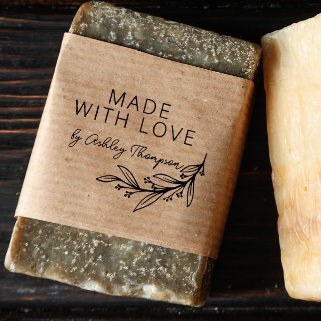 Stylish Greenery Personalized Handmade By Rubber Stamp (Stylish Greenery Personalized Handmade By Rubber Stamp)