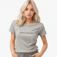 Stylish Grey Editing Is Everything Slogan