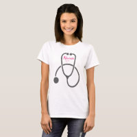 Stylish Grey Stethoscope Illustration Nurse