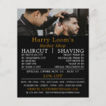 Stylish Hair Cut, Men's Barbers Advertising Flyer<br><div class="desc">Stylish Hair Cut,  Men's Barbers Advertising Flyers By The Business Card Store.</div>