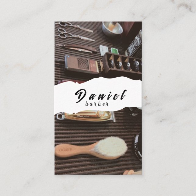 Stylish Haircuts Expressed in Every Business Card (Front)