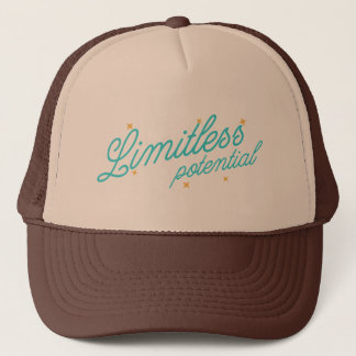stylish hat with inspirational message