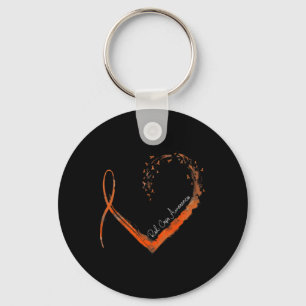 Stylish Heart Crps Awareness  Keychain
