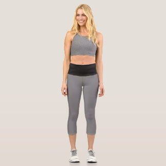 Stylish High Rise Capri Leggings