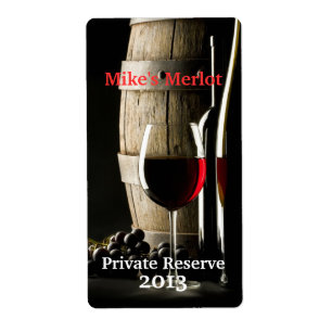 Stylish Home Made Wine Mini Labels