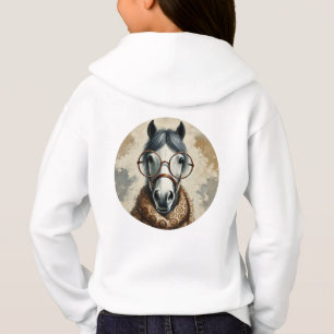 Stylish Horse with Glasses – Funny Vintage Art