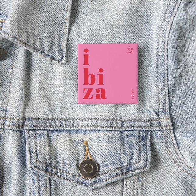 Stylish Ibiza Spain button  (Creator Uploaded)