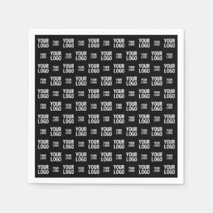 Stylish Image, Design or Business Logo Pattern Napkin