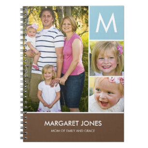 Stylish Initial Personalized Notebook