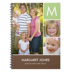 Stylish Initial Personalized Notebook