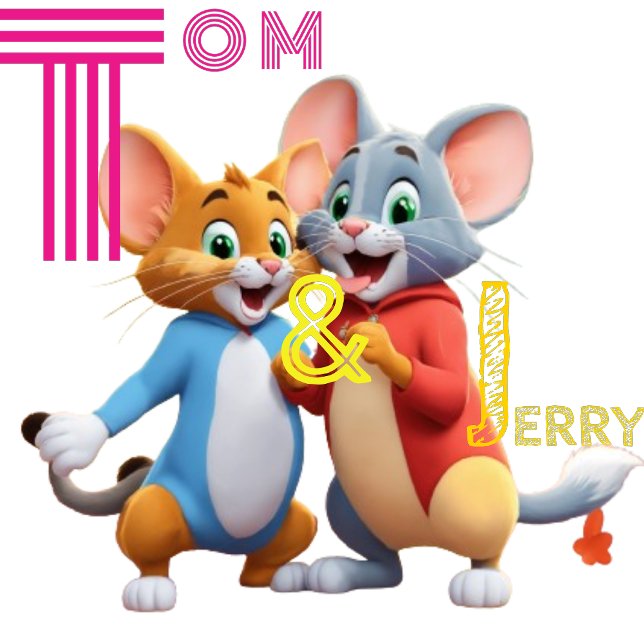 Stylish Inspiration tee (Tom & jerry style design)