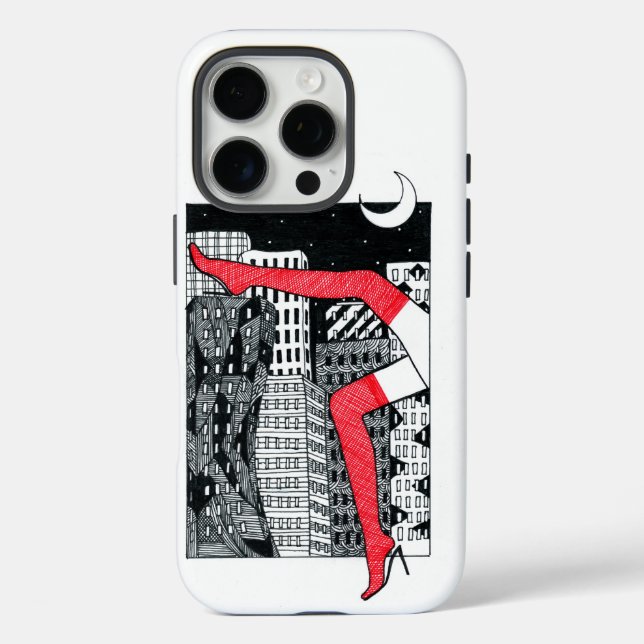 Stylish iPhone case with a picture  (Back)