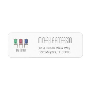 Stylish I've Moved l New Return Address