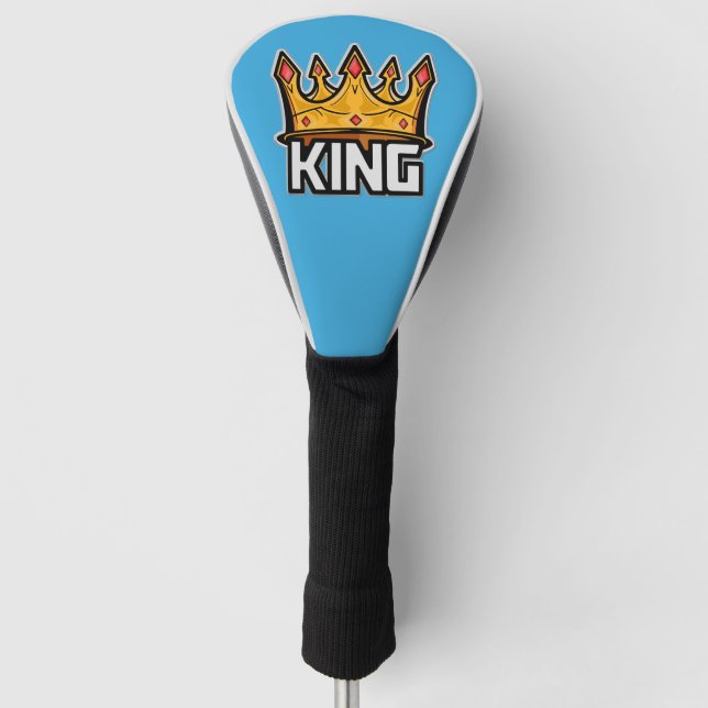 Stylish King Crown Golf Head Cover (Front)