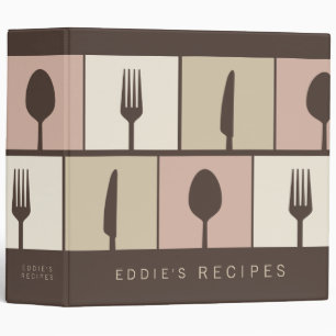 Stylish Kitchen Modern Cooking Recipe Book Binder