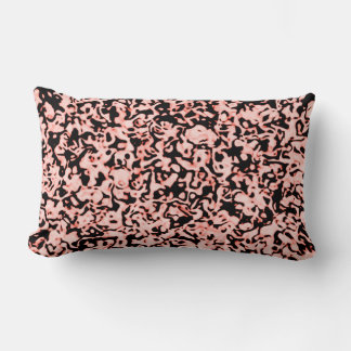 Stylish lava like pattern lumbar pillow