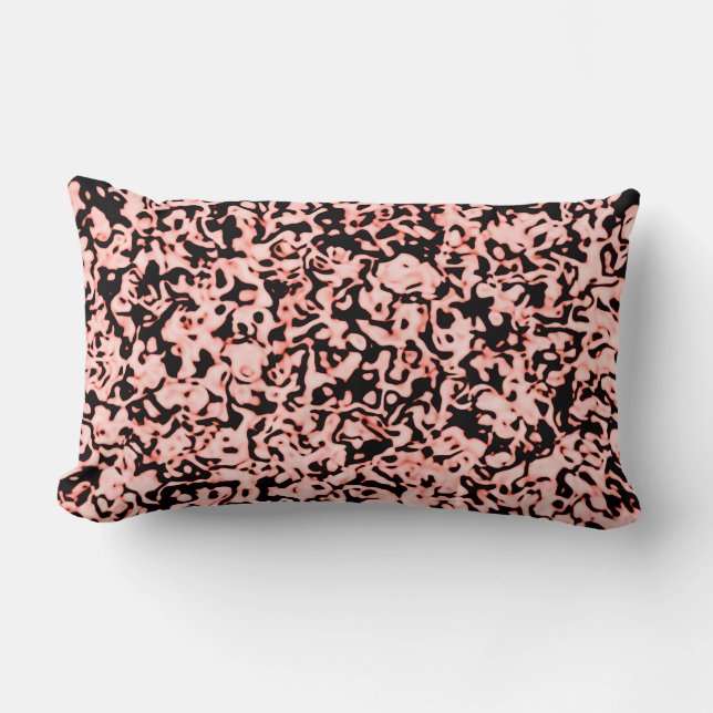 Stylish lava like pattern lumbar pillow (Front)