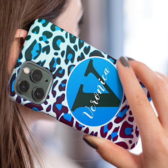 Stylish Leopard Animal Print Rockabilly Pattern Case-Mate iPhone Case (Creator Uploaded)