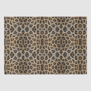 Stylish leopard cheetah fur animal print pattern tissue paper