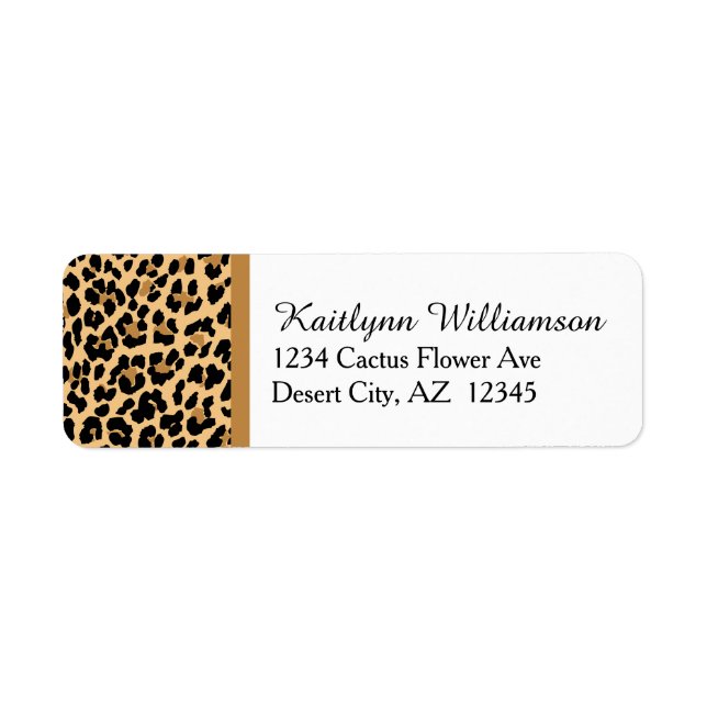 Stylish Leopard Print (Front)