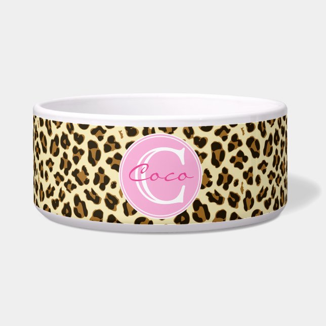 Stylish Leopard Print  | Personalized Pet (Front)