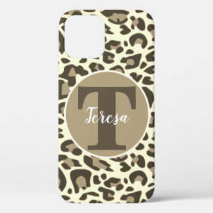 Stylish Leopard Print Rockabilly Pattern Modern iPhone 12 Case