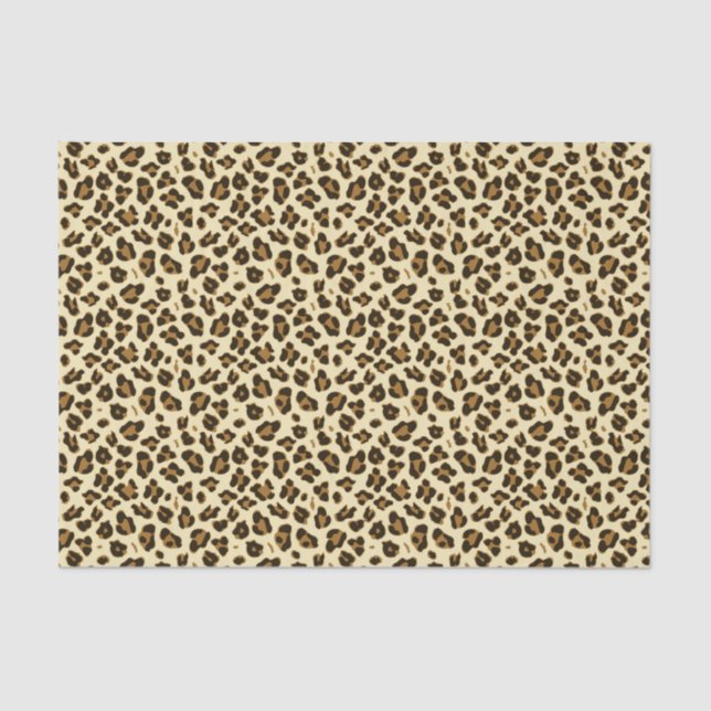 Stylish Leopard Print Tissue Paper (Front)