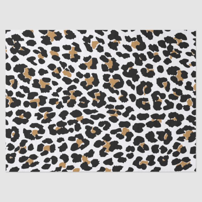 Stylish Leopard Print Tissue Paper (Front)