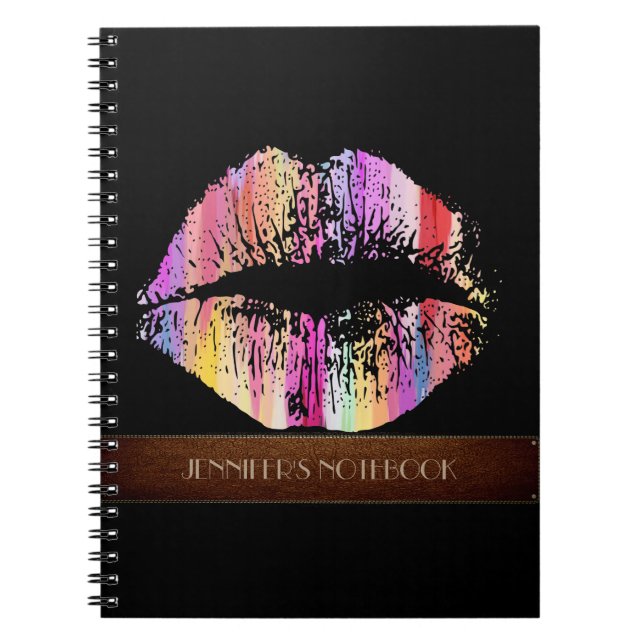 Stylish Lips #15 Notebook (Front)